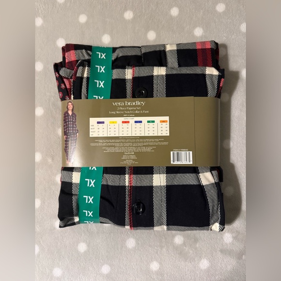 NWT VERA BRADLEY women’s pajama set sz L & XL ✨ - Picture 2 of 4